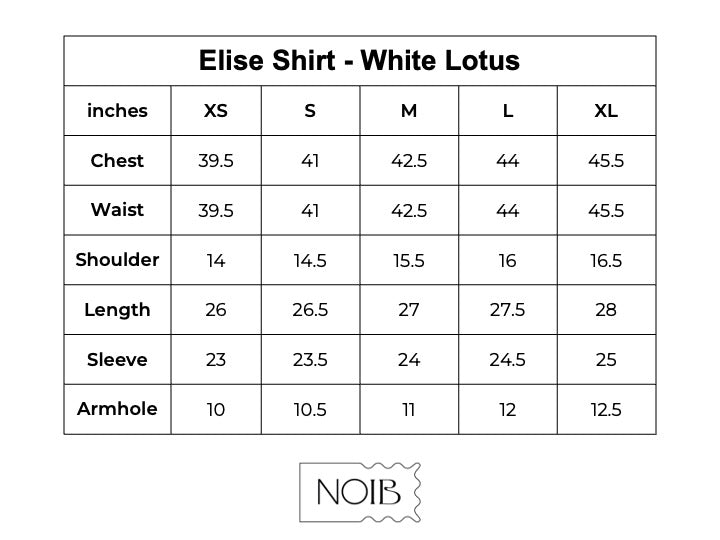 Elise Shirt - White Lotus