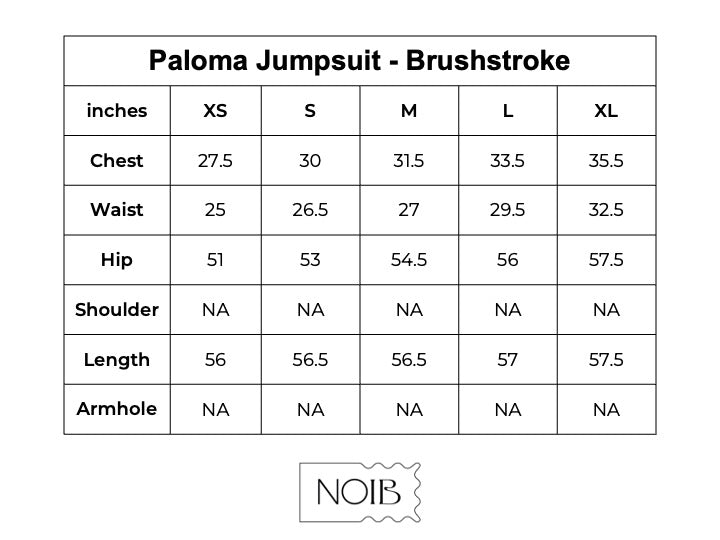Paloma Jumpsuit - Brushstroke