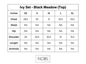 Ivy Set - Black Meadow