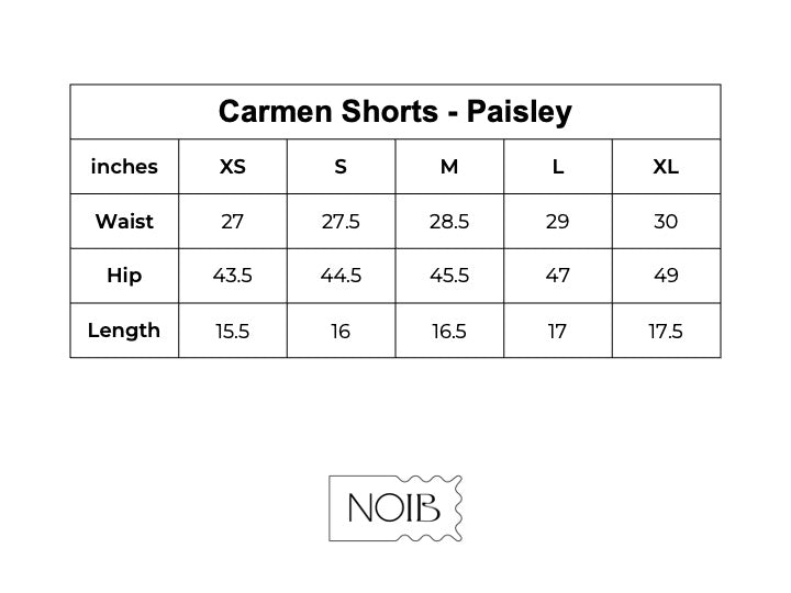 Carmen Set - Paisley