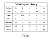 Dahlia Playsuit - Poppy