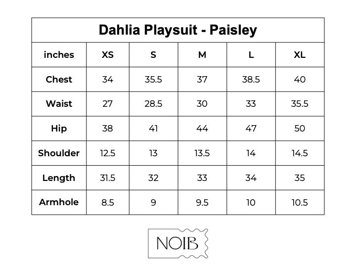 Dahlia Playsuit - Paisley