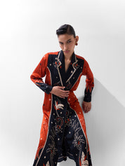 Nocturnal Jungle Willow Maxi Dress