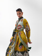 Mosaic Print Celia Maxi Dress