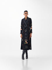 Postcards & Petals Print Willow Maxi Dress