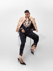 Nocturnal Jungle Print Thais Pants & Iris Shirt
