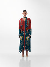 Adah Kaftan – Nocturnal Jungle Print | NOIB