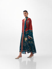 Adah Kaftan – Nocturnal Jungle Print | NOIB