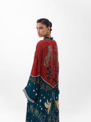 Adah Kaftan – Nocturnal Jungle Print | NOIB