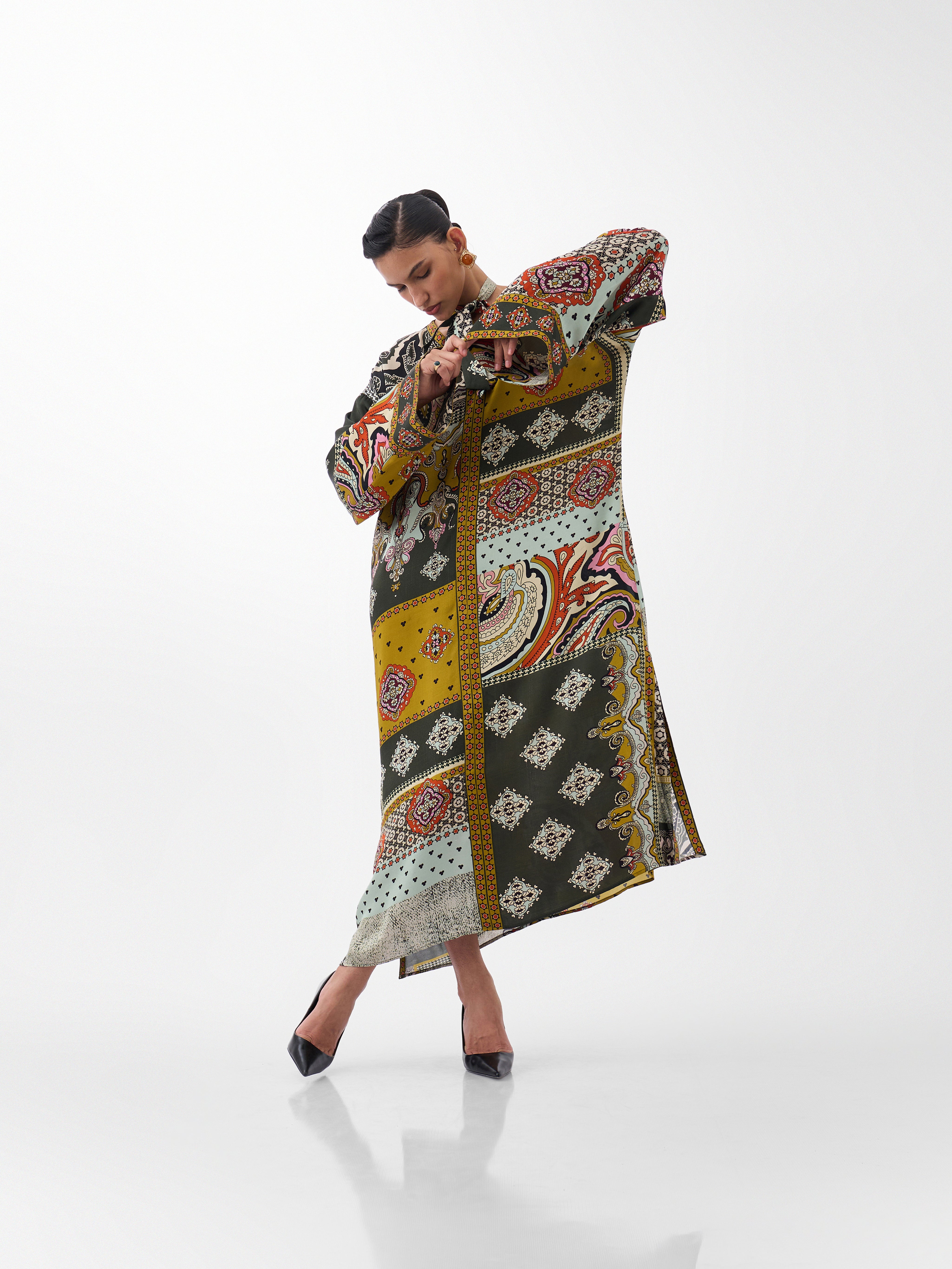 Mosaic Print Adah Kaftan - NOIB