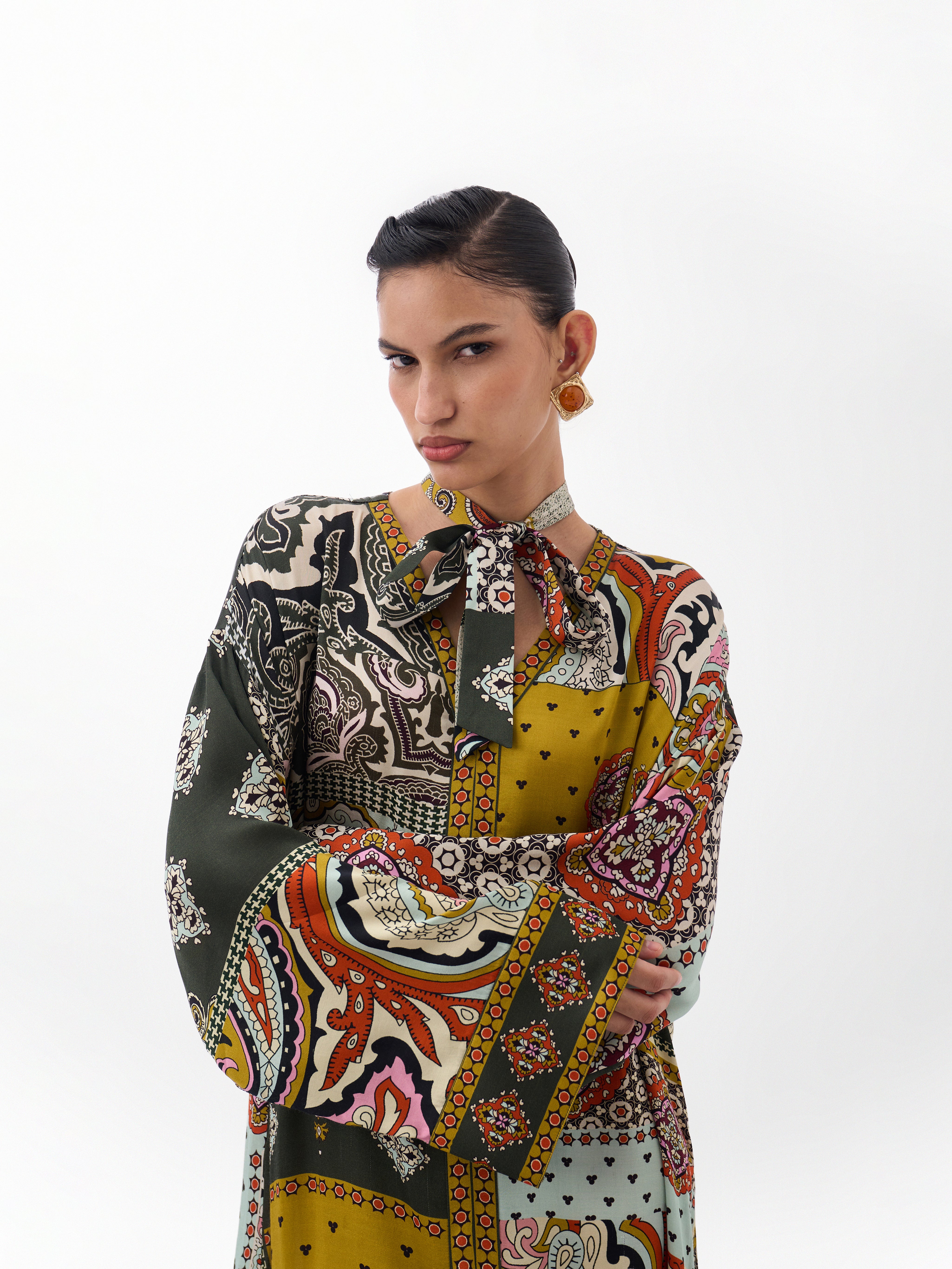 Mosaic Print Adah Kaftan - NOIB