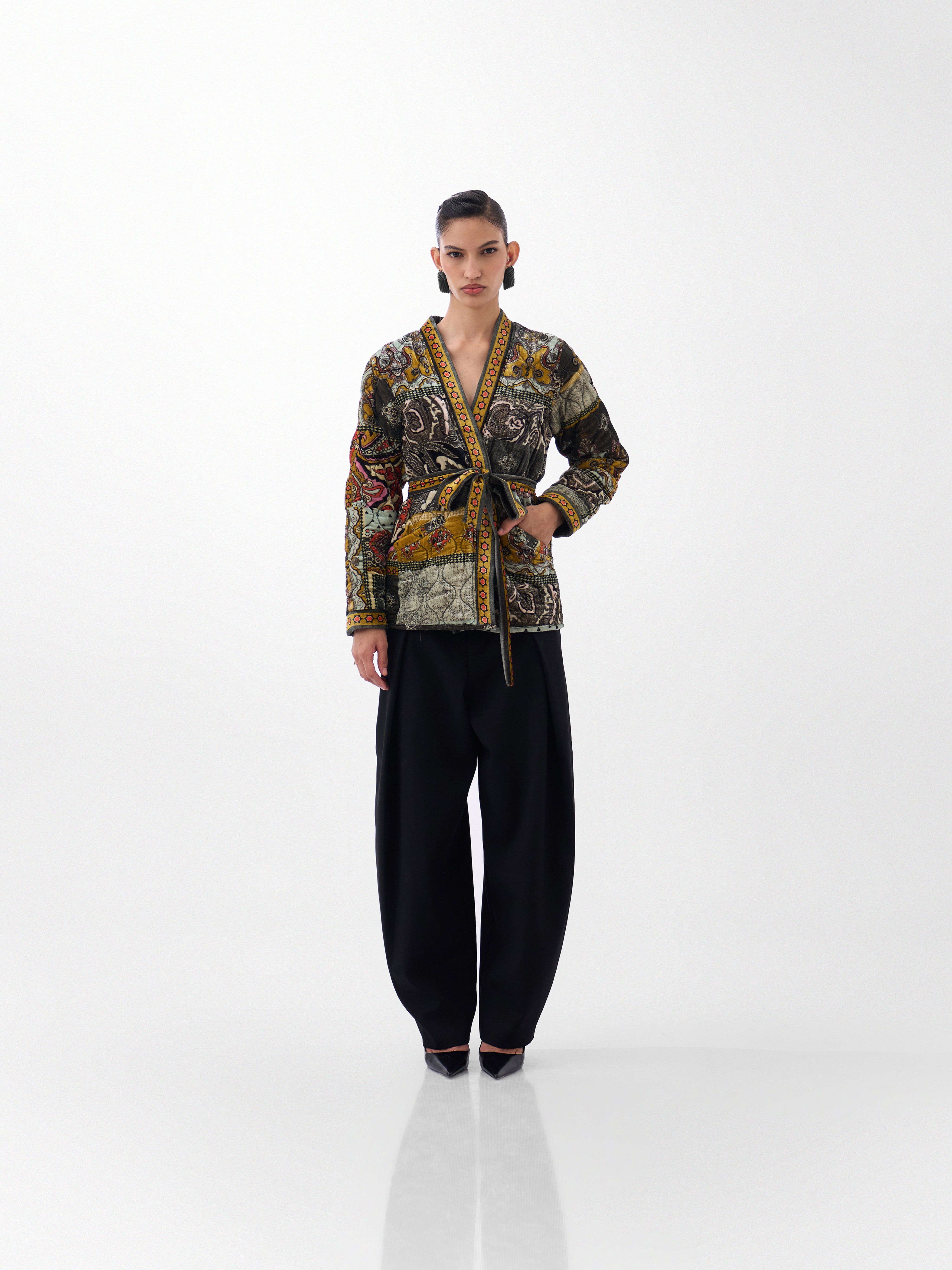 NOIB Quilted Kimono - Mosaic