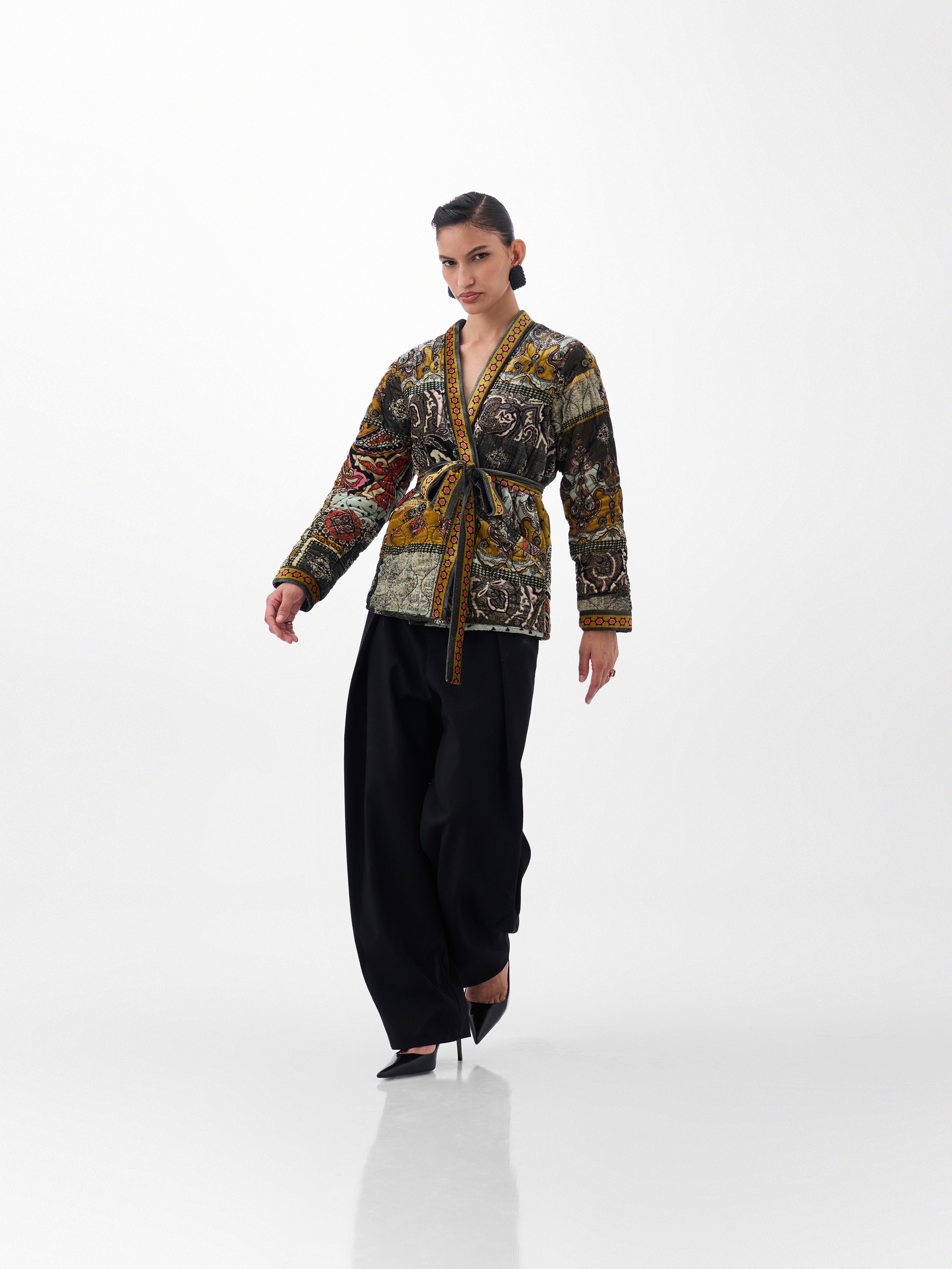 NOIB Quilted Kimono - Mosaic