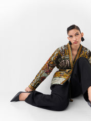 NOIB Quilted Kimono - Mosaic