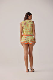 Seaborn Print Ziva Vest - NOIB
