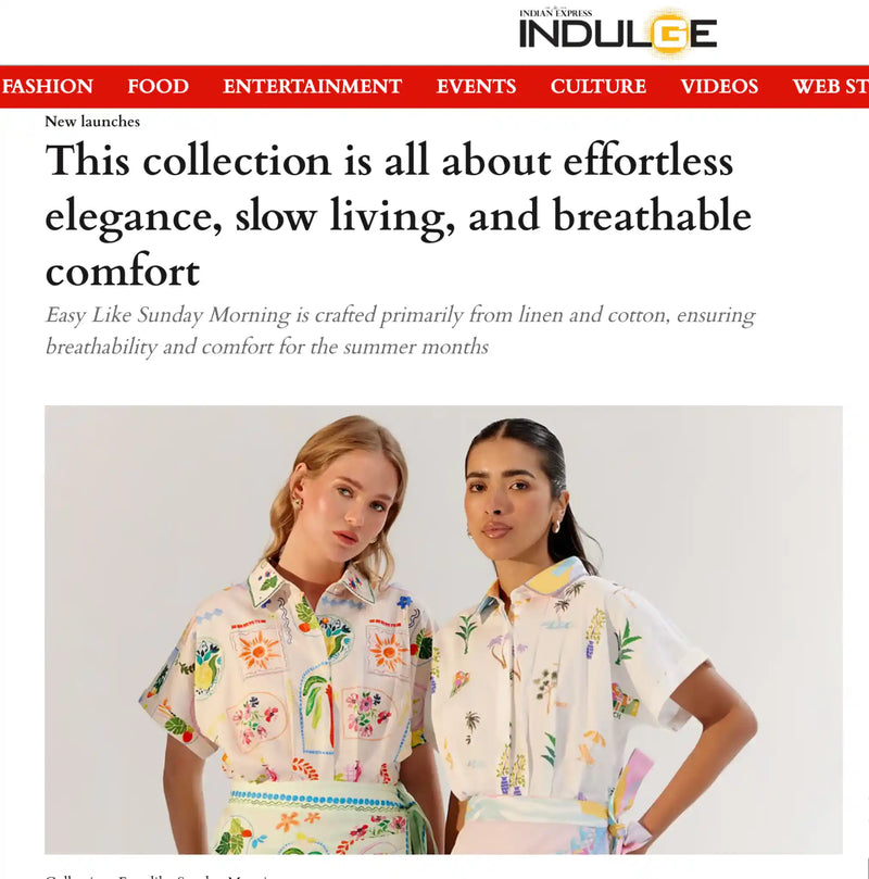 This collection is all about effortless elegance, slow living, and breathable comfort
